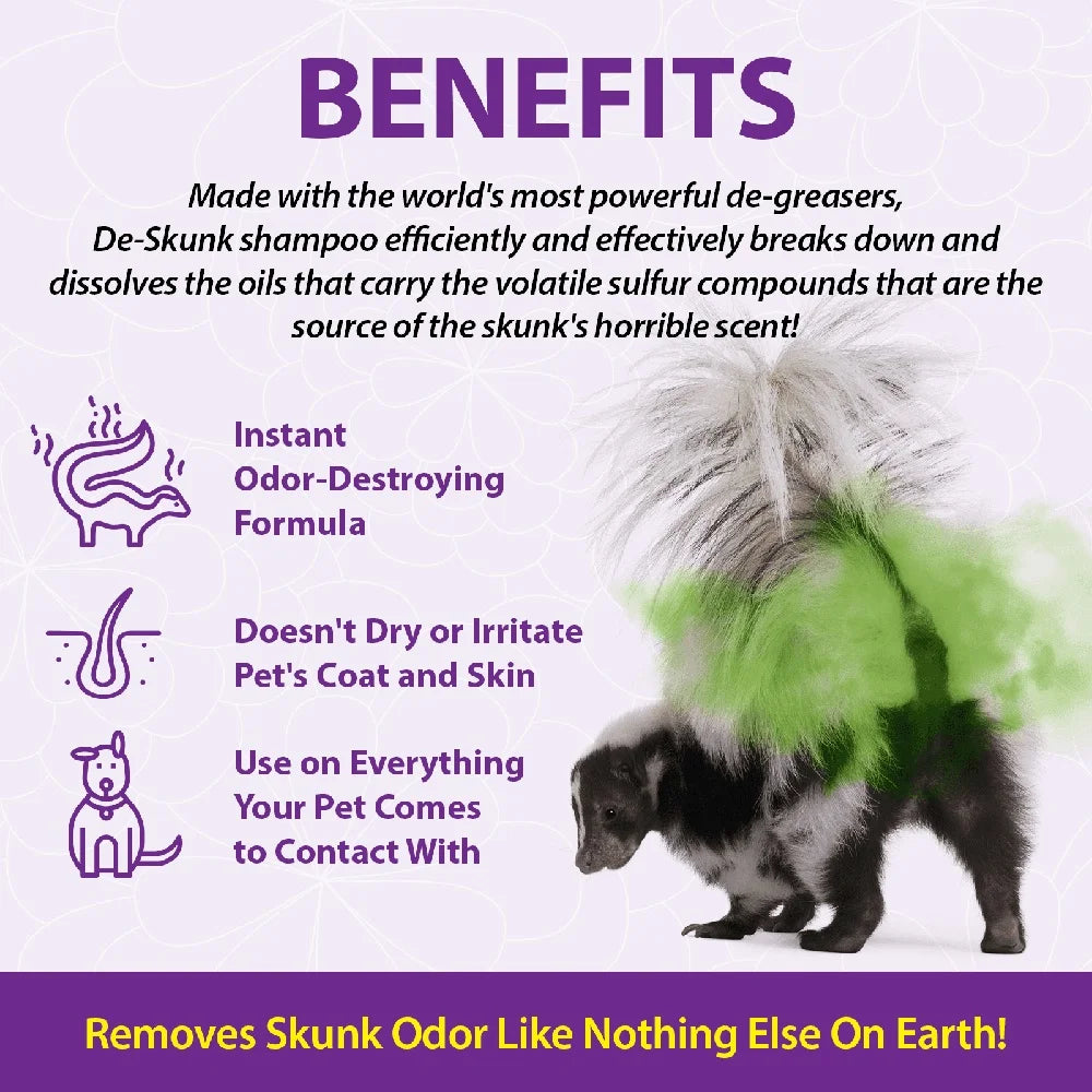 Odor Eliminating Shampoo Dogs Safe Gentle Cleaning All Surfaces