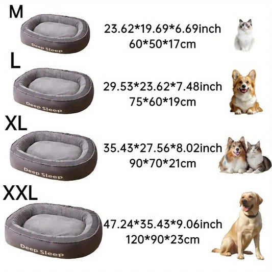 Comfortable Donut Round Dog Washable Cushion