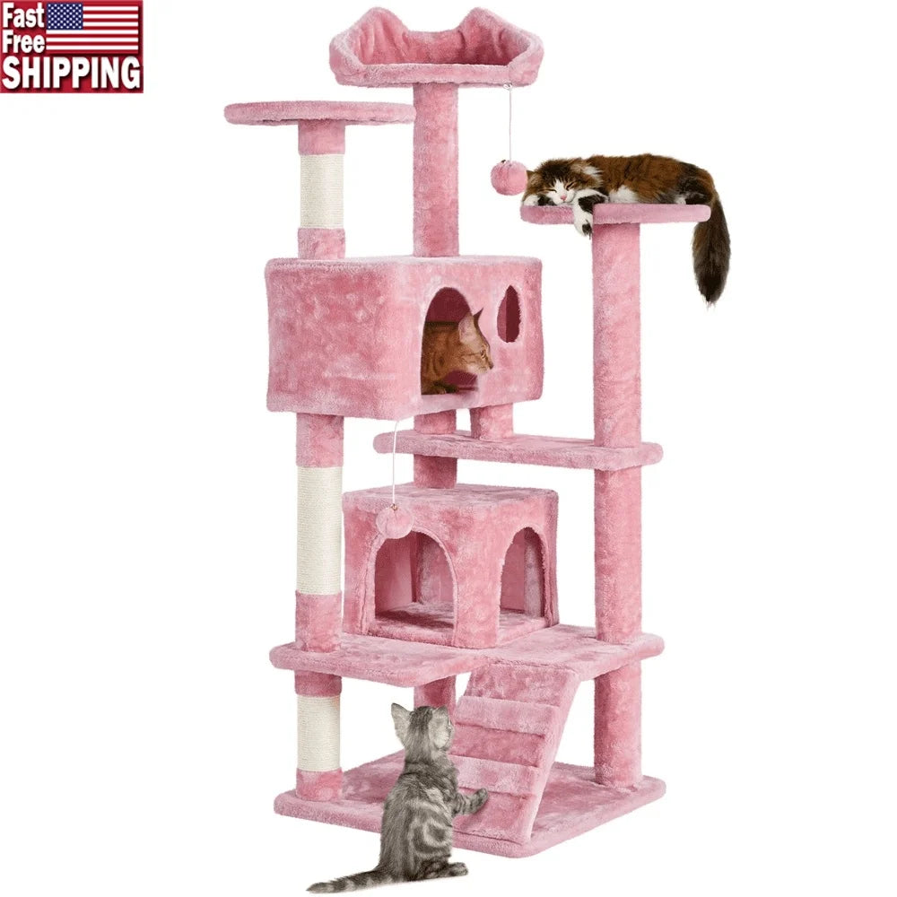 Scratching Post Fur Balls Perches Sturdy Base