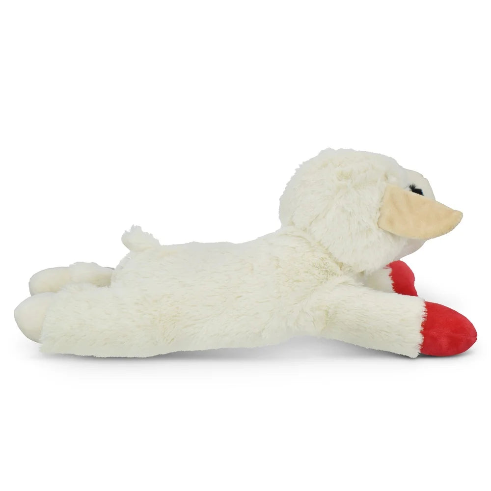 Jumbo Lamb Chop Plush Dog Toy with Squeaker