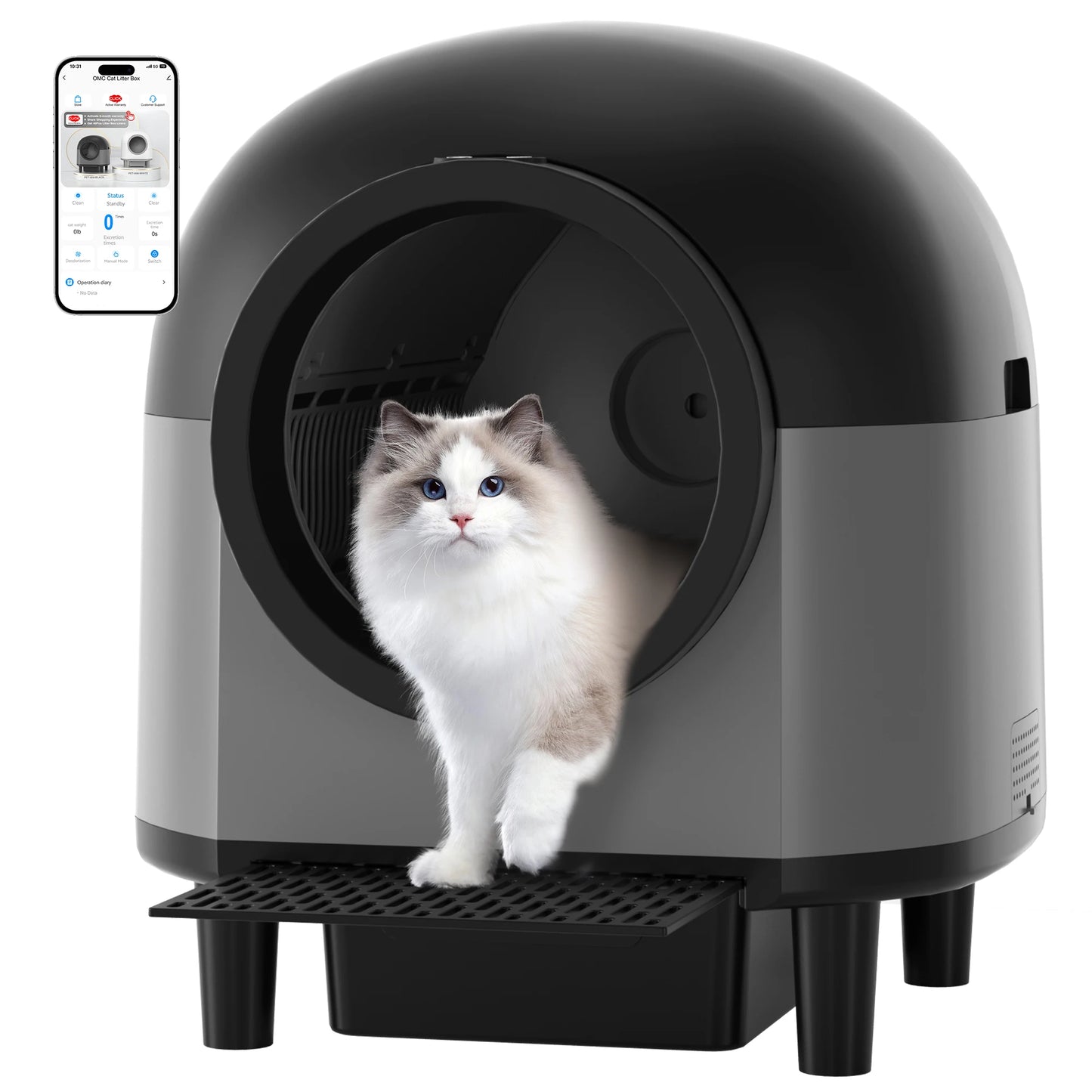 Automatic Cat Litter Box Self Cleaning Sandbox APP