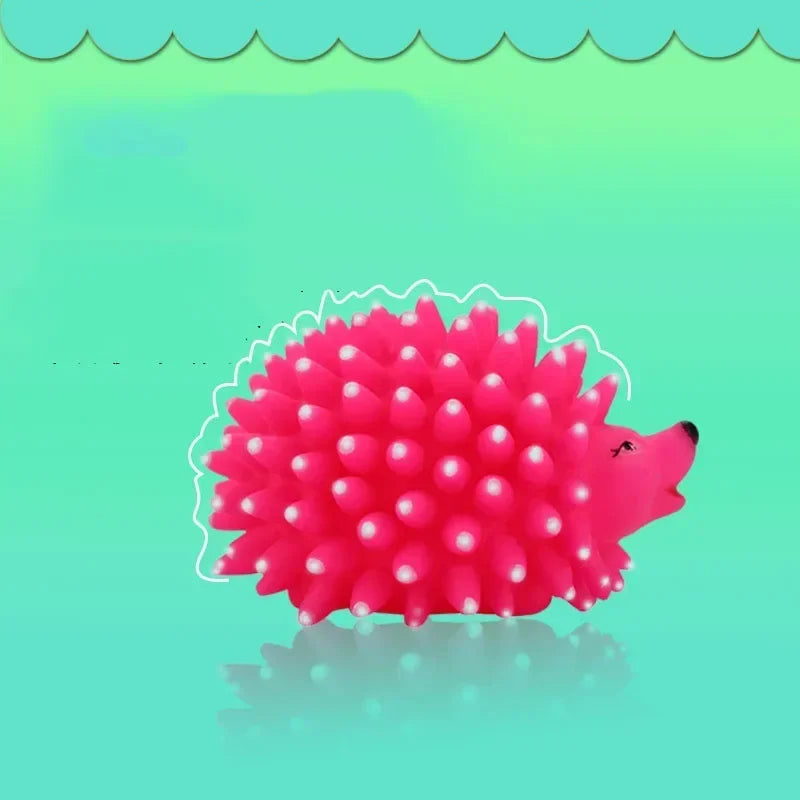Hedgehog Soft Squeaky Ball Toys For Small Dogs