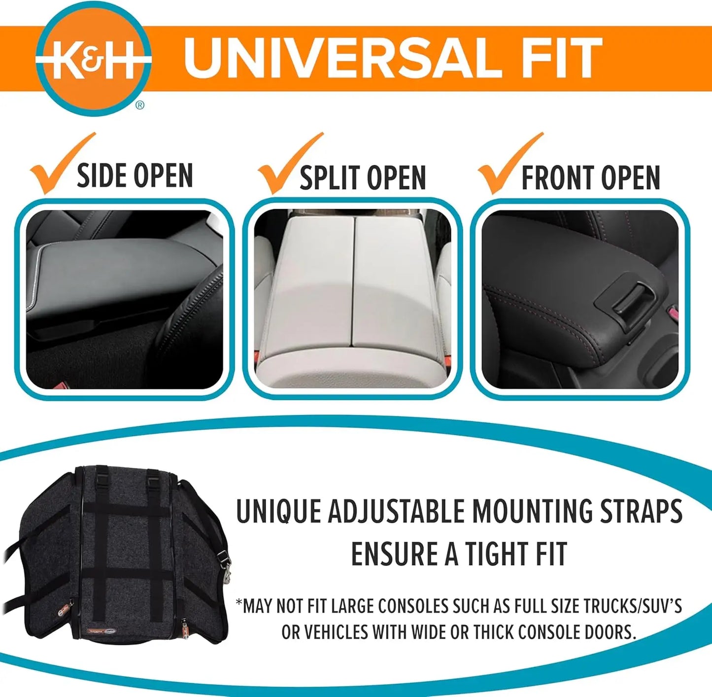 Center Console Dog Car Seat Secure Safety Tether