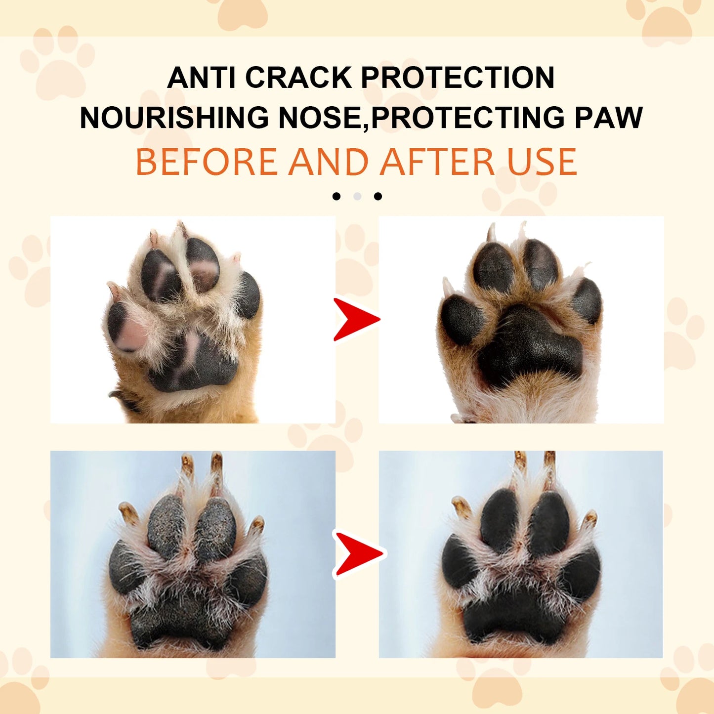 Paw Repair Balm Moisturizes Dry Paw Pads Dog