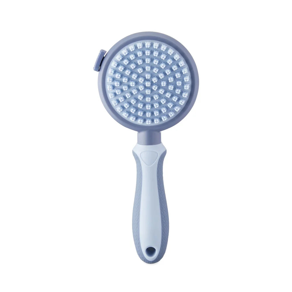 Retractable Combo Brush Dual-Sided Self-Cleaning Ergonomic Handle