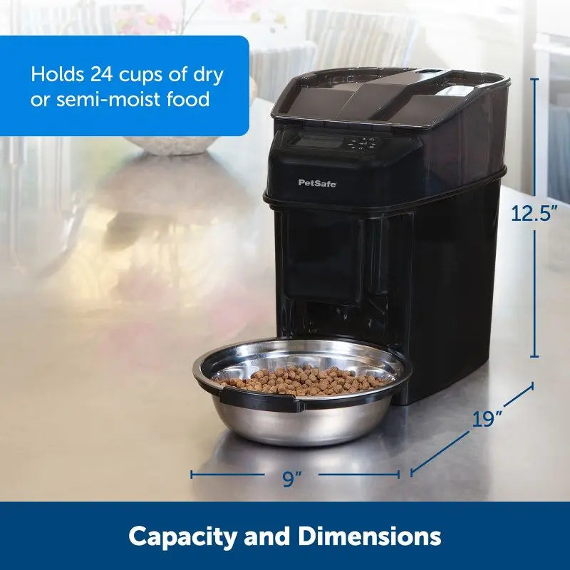 Automatic 24 Cup Capacity Programmable 12 Meals Slow Feed