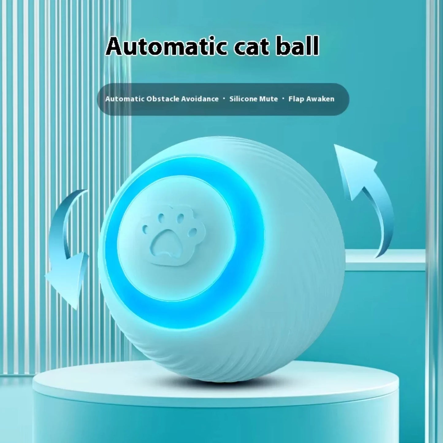 Interactive Funny Cat Ball Self-Moving Automatic