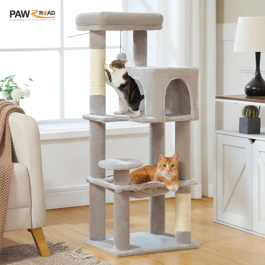 Multi-Level Cat Tree with Sisal Scratching Posts