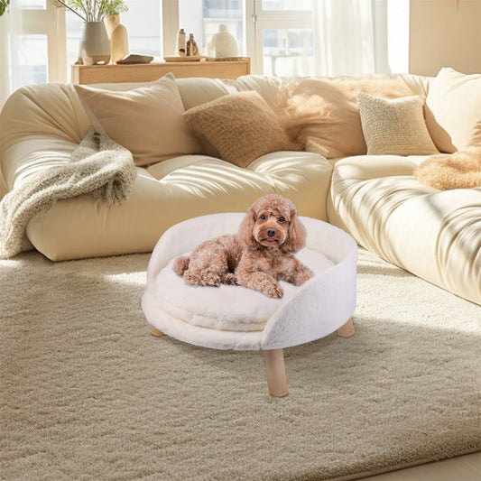 Pet Sofa Bed Raised Bed Removable Cushion