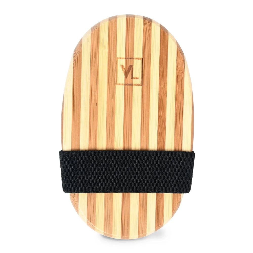 Bamboo Palm Pet Brush Ergonomic Natural Bristles