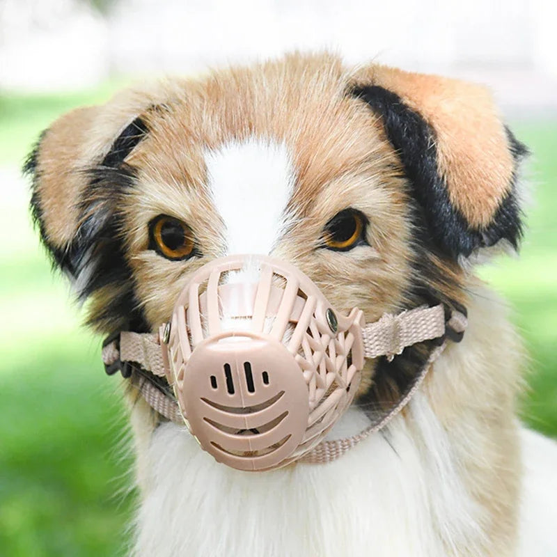 Adjustable Muzzle Safety Breathable Pet Mouth Mask
