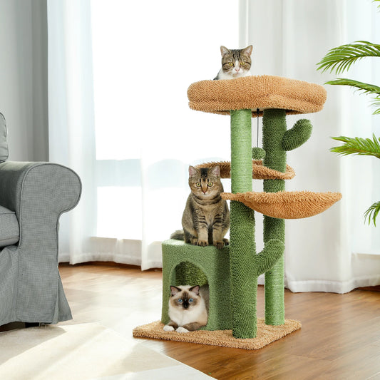 Cactus Cat Tower/House/Scratching Post/Condo/Nest/Scratcher