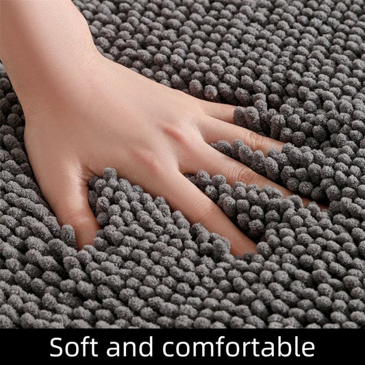 Absorbs Moisture And Dirt, Absorbent Non-Slip Washable Mat