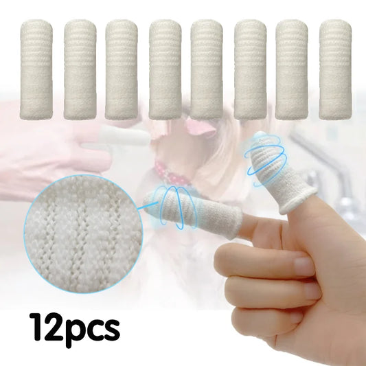 Pet Fingers Toothbrush Dog Cat Cotton Brush