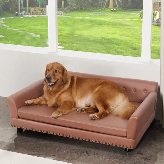 Pet Sofa Bed Waterproof With Removable Cushion