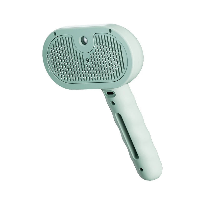 Pet Steam Massage Brush Round Head Soft Teeth