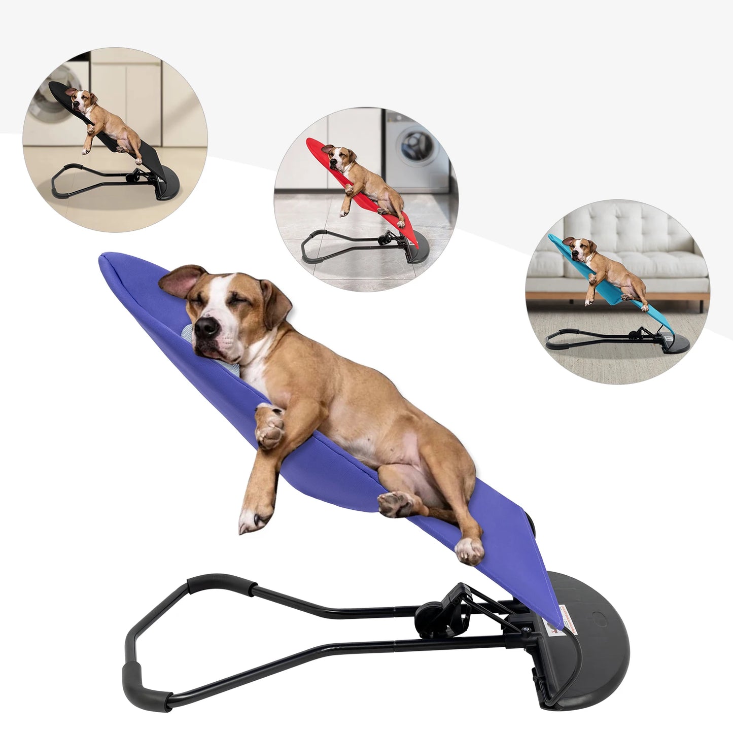 Pet Rocker, Height Adjustable, Foldable, Portable Anti-slip Pads