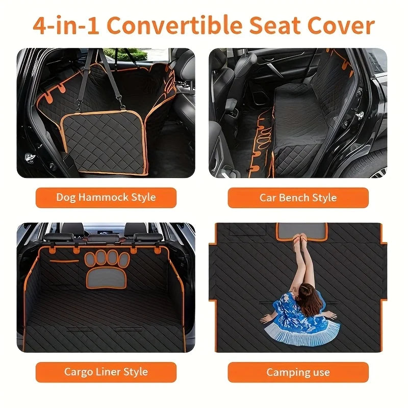 Dog Seat Cover Hammock Heavy Duty for Cars