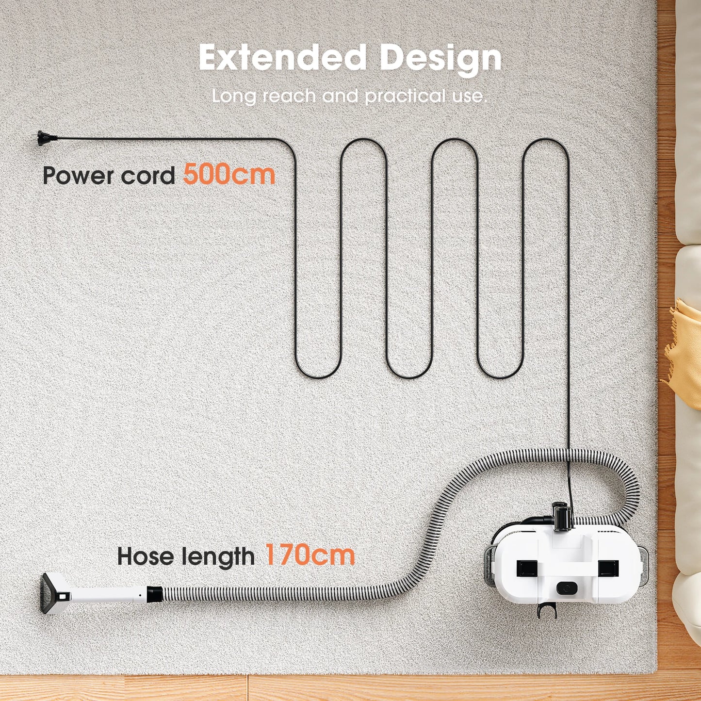 Multi-Purpose Portable Carpet Cleaner Machine for Pet Hair