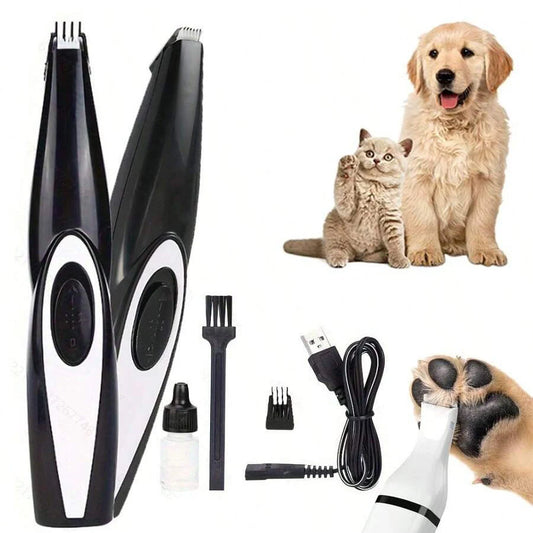 Dog Clippers Low Noise Paw Trimmer- Rechargeable