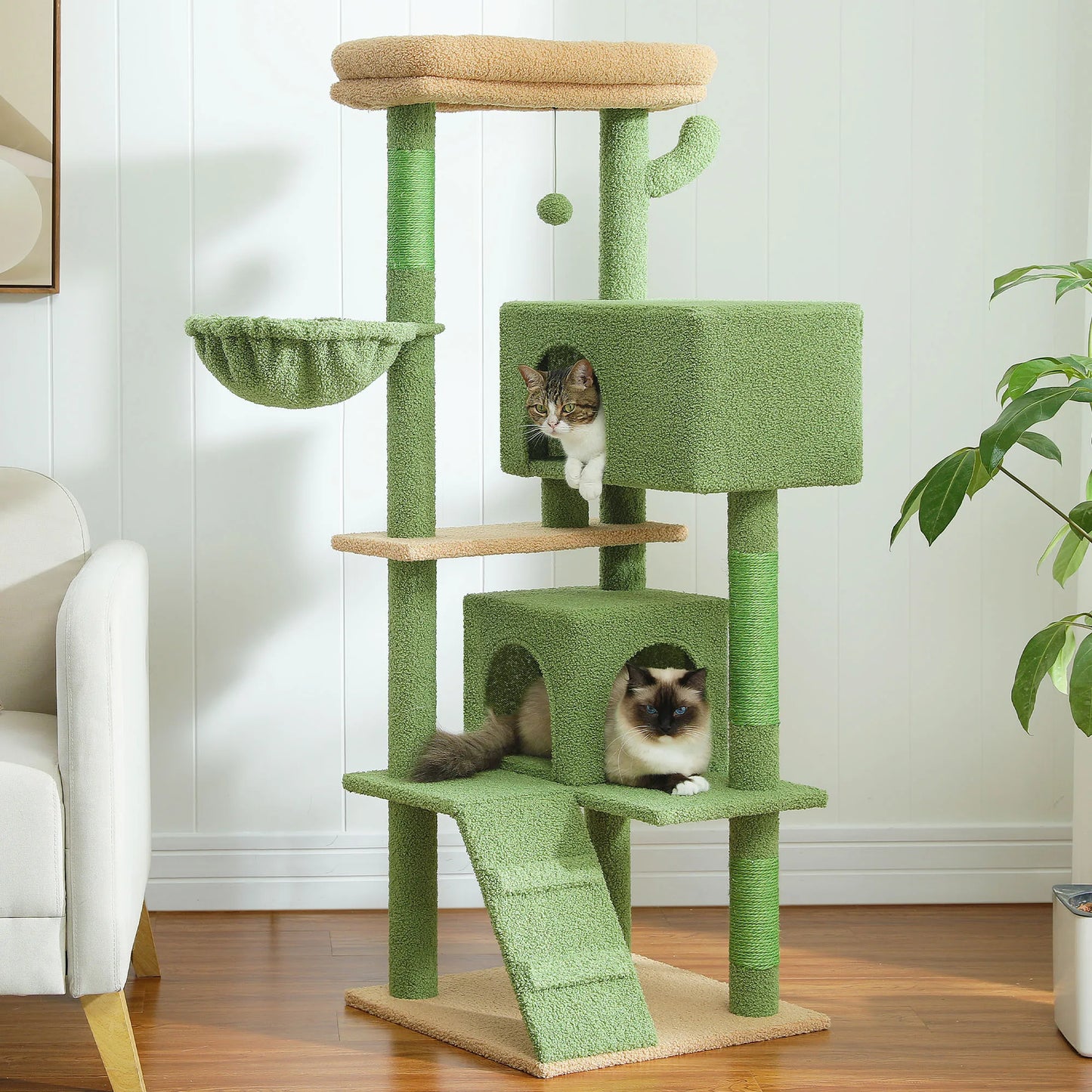 Super Large Top Perch Cat Tower Hammock
