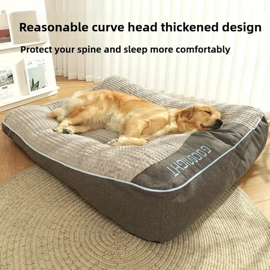 Luxury Stuffed Pet Sofa Bed Non-slip