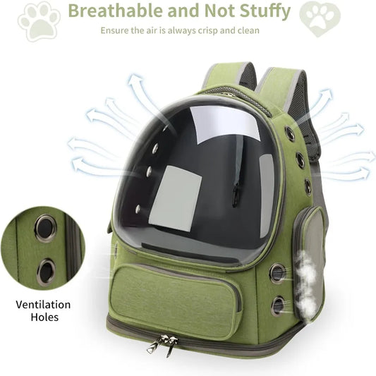 Breathable Cat Bubble Backpack Carrier Hiking Camping