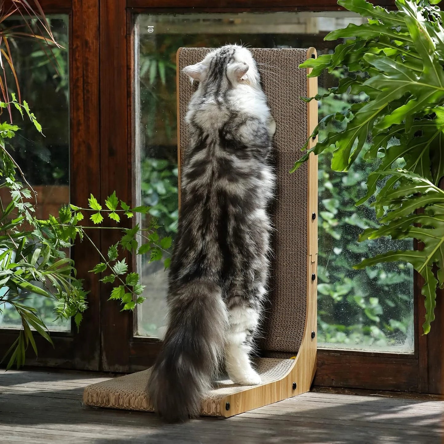 Cat Scratching Board, L-Shaped Vertical