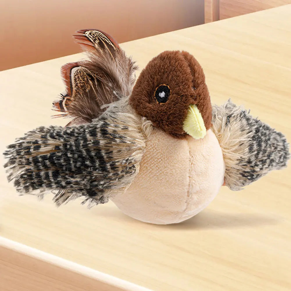 Interactive Cat Toy Bird Plush Teasing