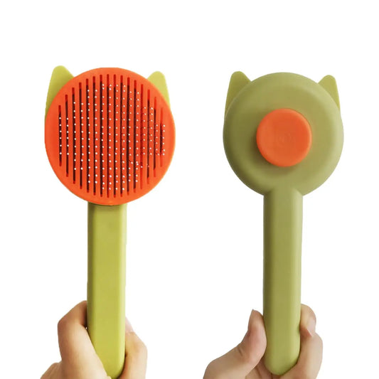 Self-Cleaning Brush Massage Glove, Nail Clipper & Flea Comb