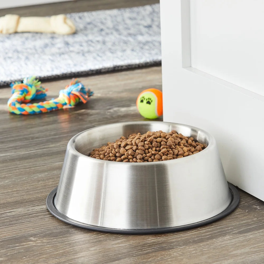Stainless Steel Jumbo Dog Bowl Non-Skid Base