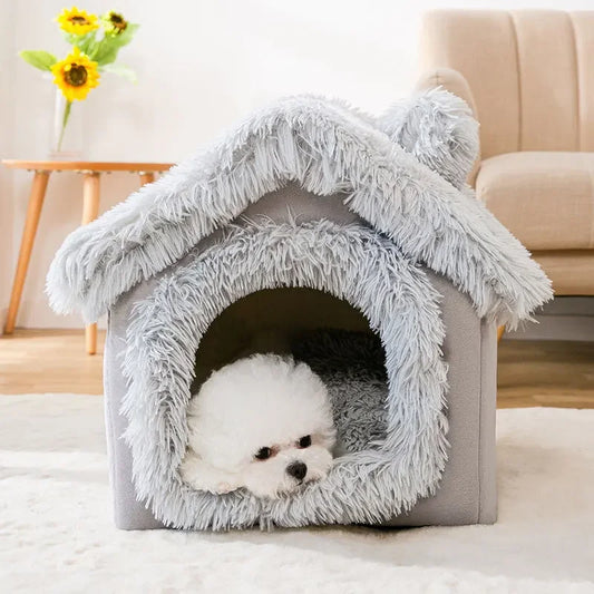 Dog Soft Comfortable House Cave Winter Warm