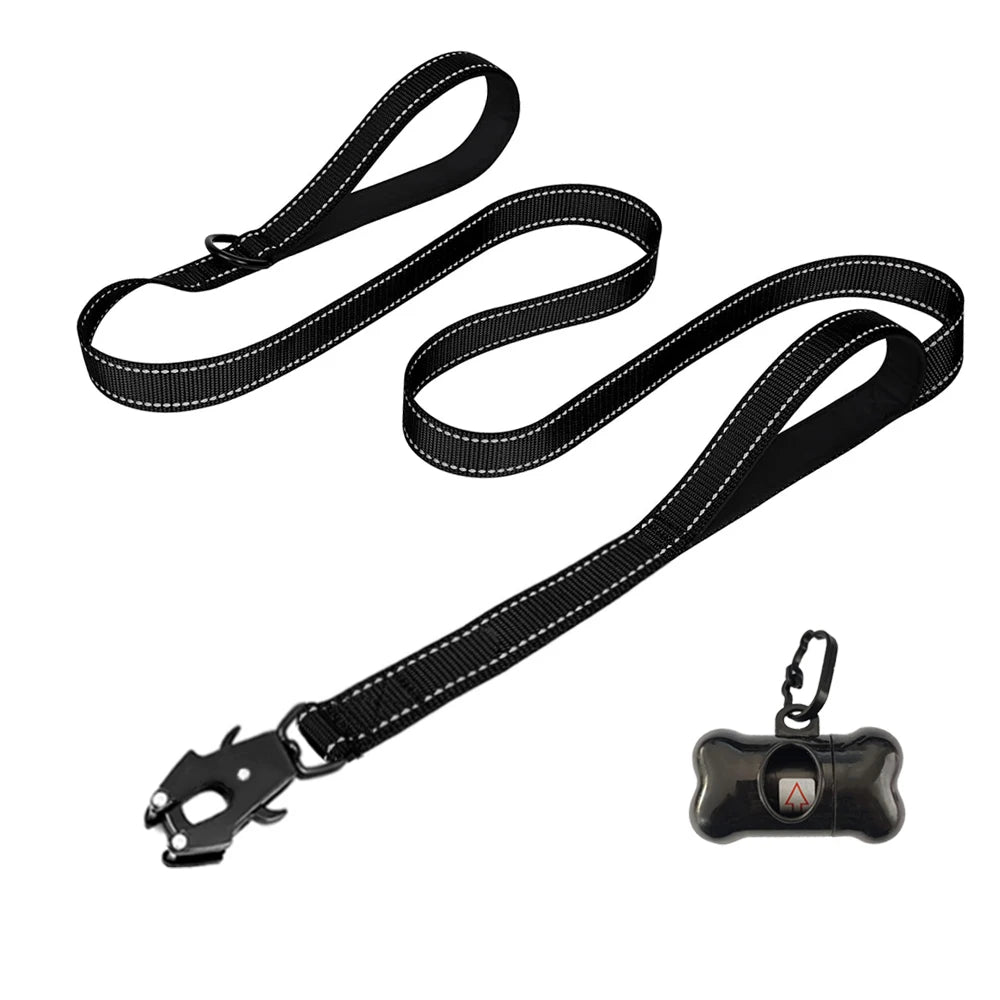 Heavy Duty Leash- Nylon Soft Padded 2 Handle