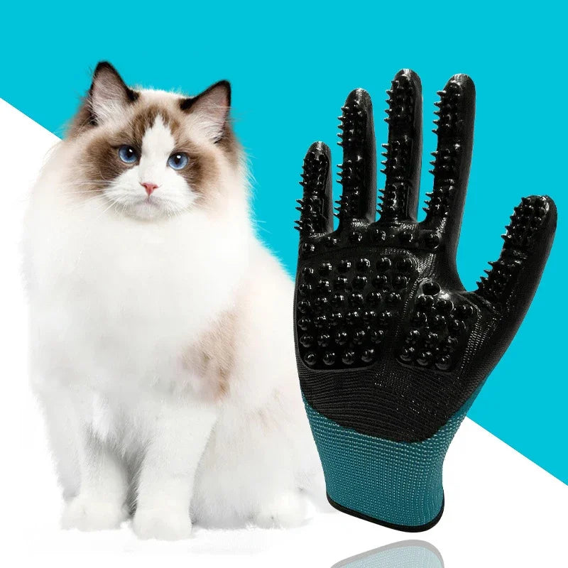 Hair Grooming Glove for Pet Bathing Massage Brush