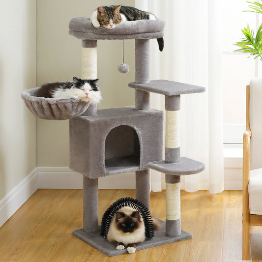 Cat Tower Condo with Perch Cozy Hammock