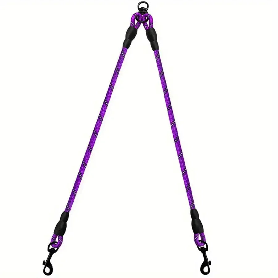 Dual Dog Leash - 360 Swivel No Tangle