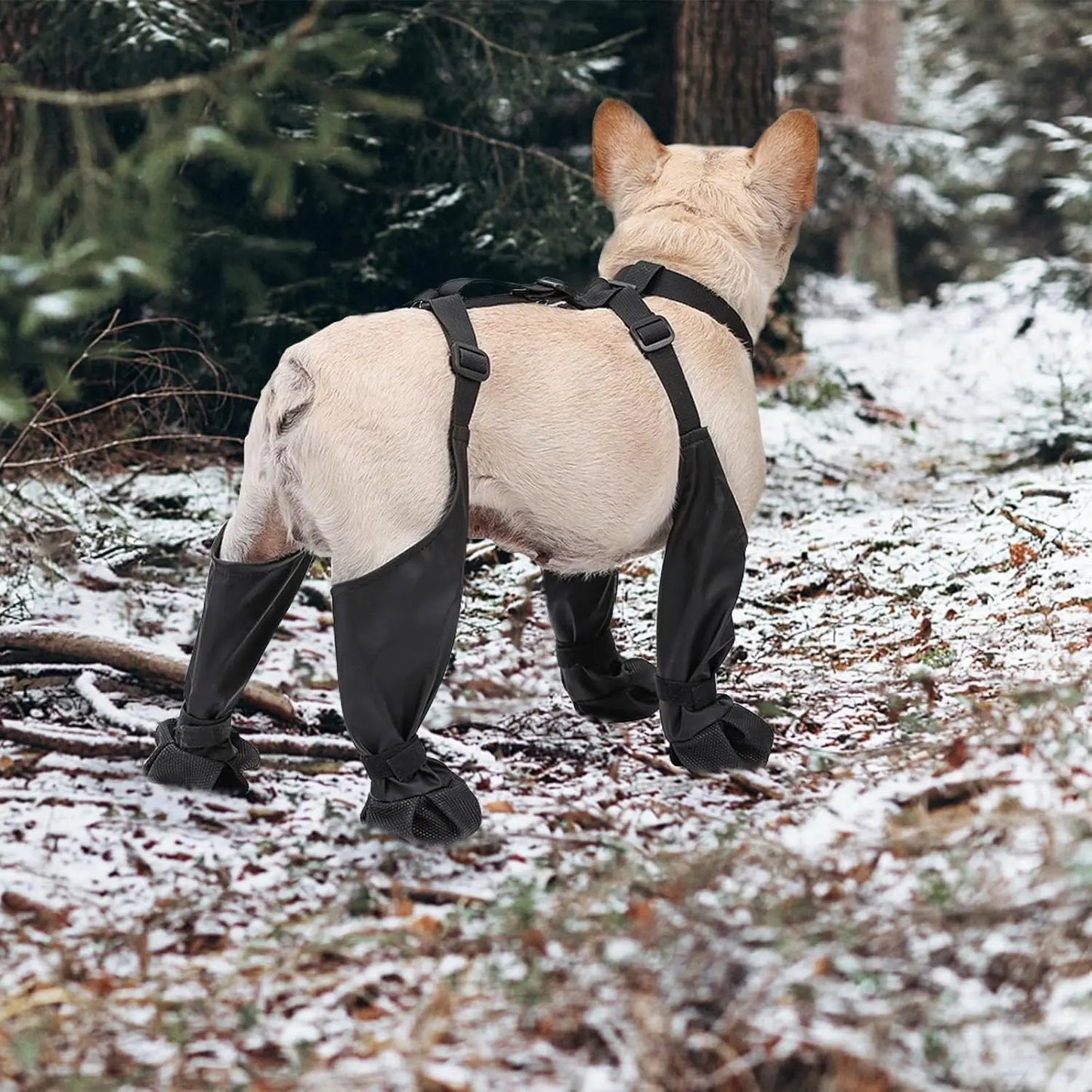Small Medium Large Dogs Suspender Boots Waterproof