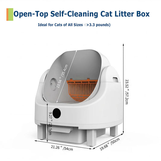 Self Cleaning Litter Box APP Control 9L Waste Bin