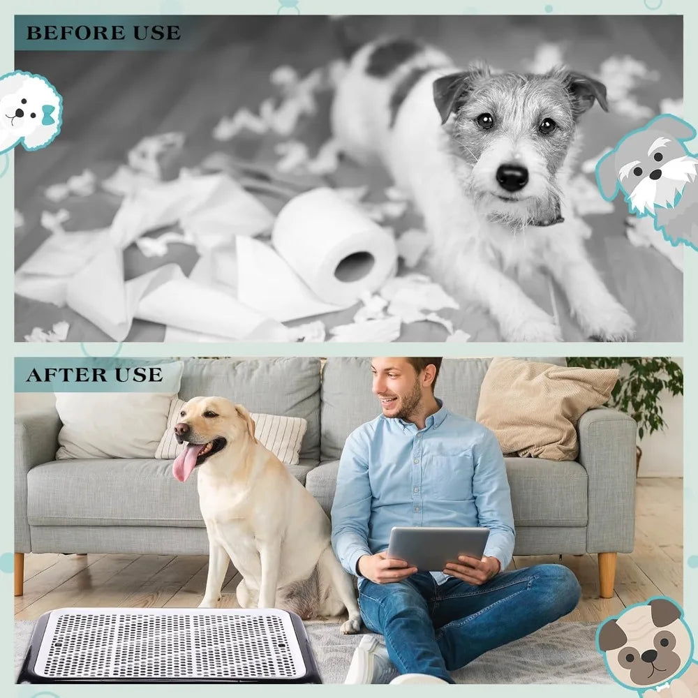 Dog Pee Pad Holder Potty Tray Portable