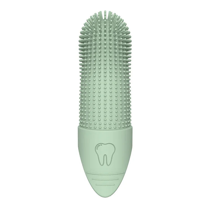 Food Grade Silicone Finger Toothbrush for Dogs & Cats