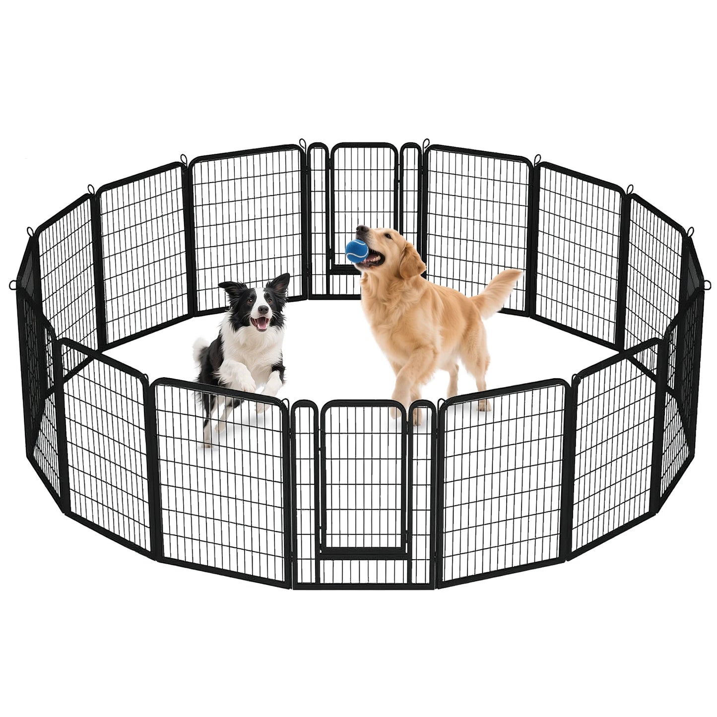Heavy Duty Puppy Exercise Pen for Yard, RV Camping 8pc