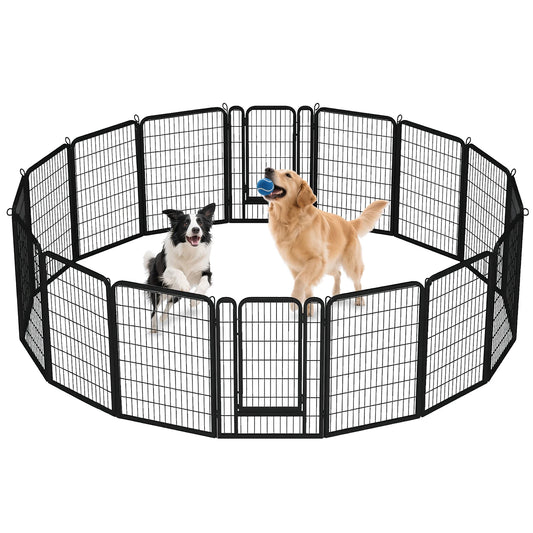 Heavy Duty Puppy Exercise Pen for Yard, RV Camping 8pc