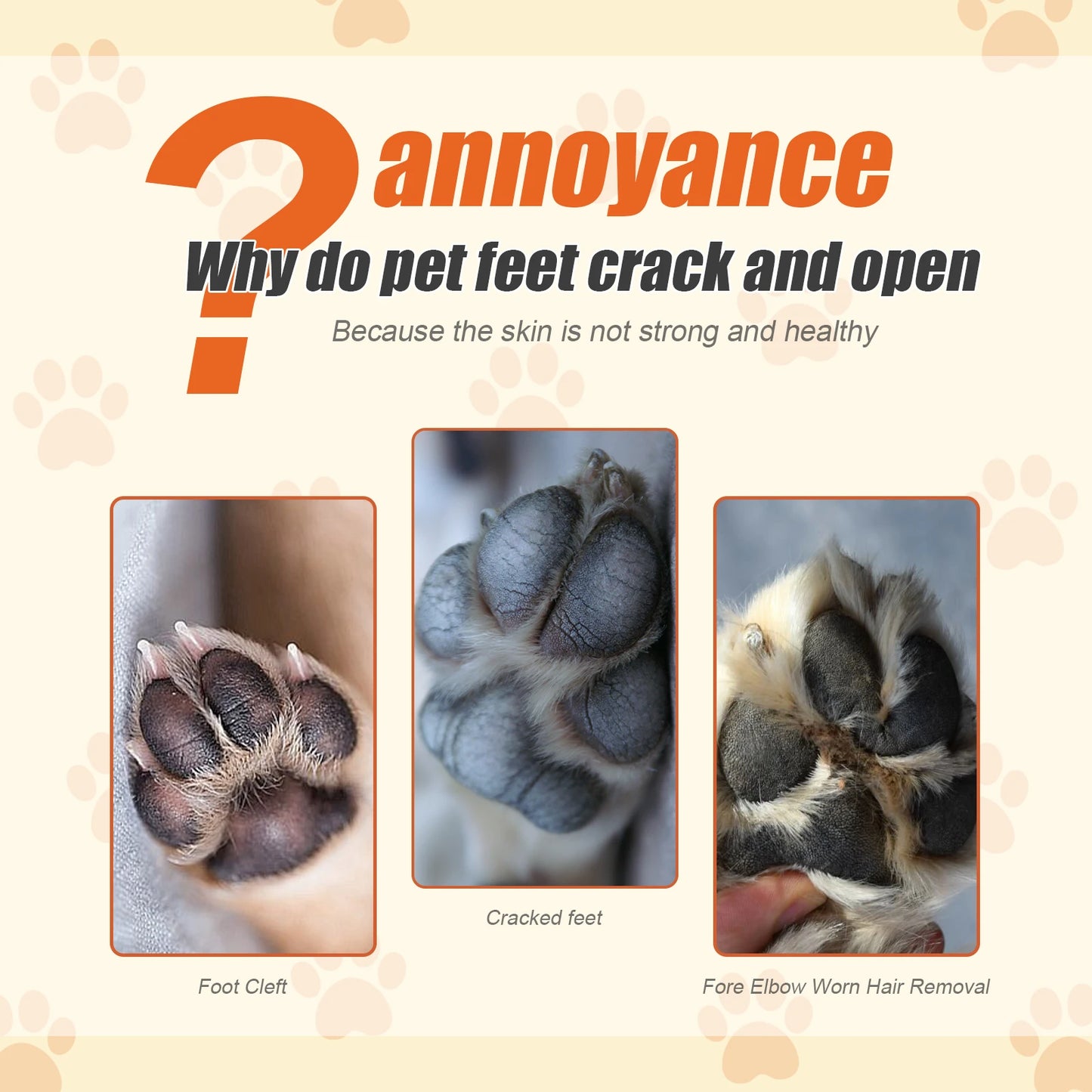Paw Repair Balm Moisturizes Dry Paw Pads Dog