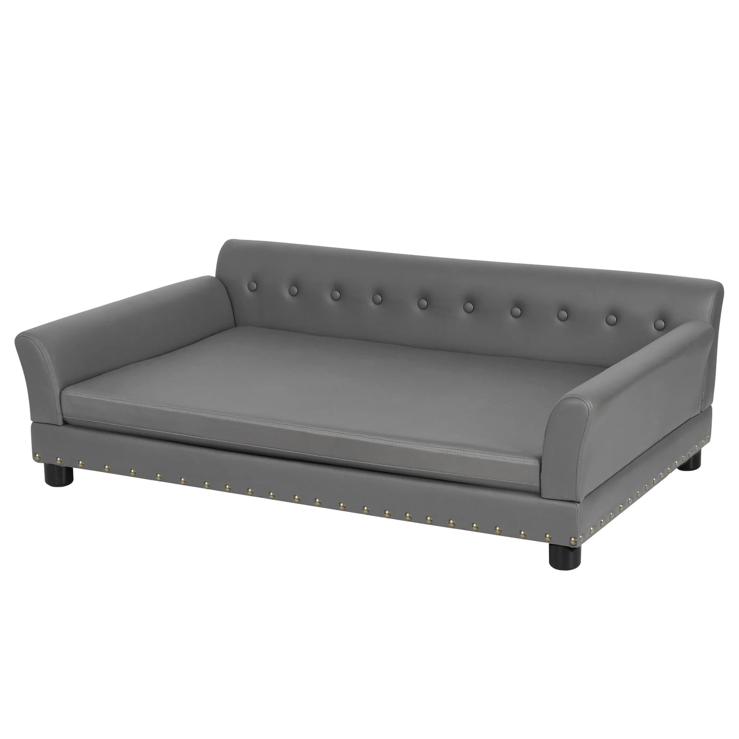 Durable Elevated Dog Sofa Bed, Comfortable Couch