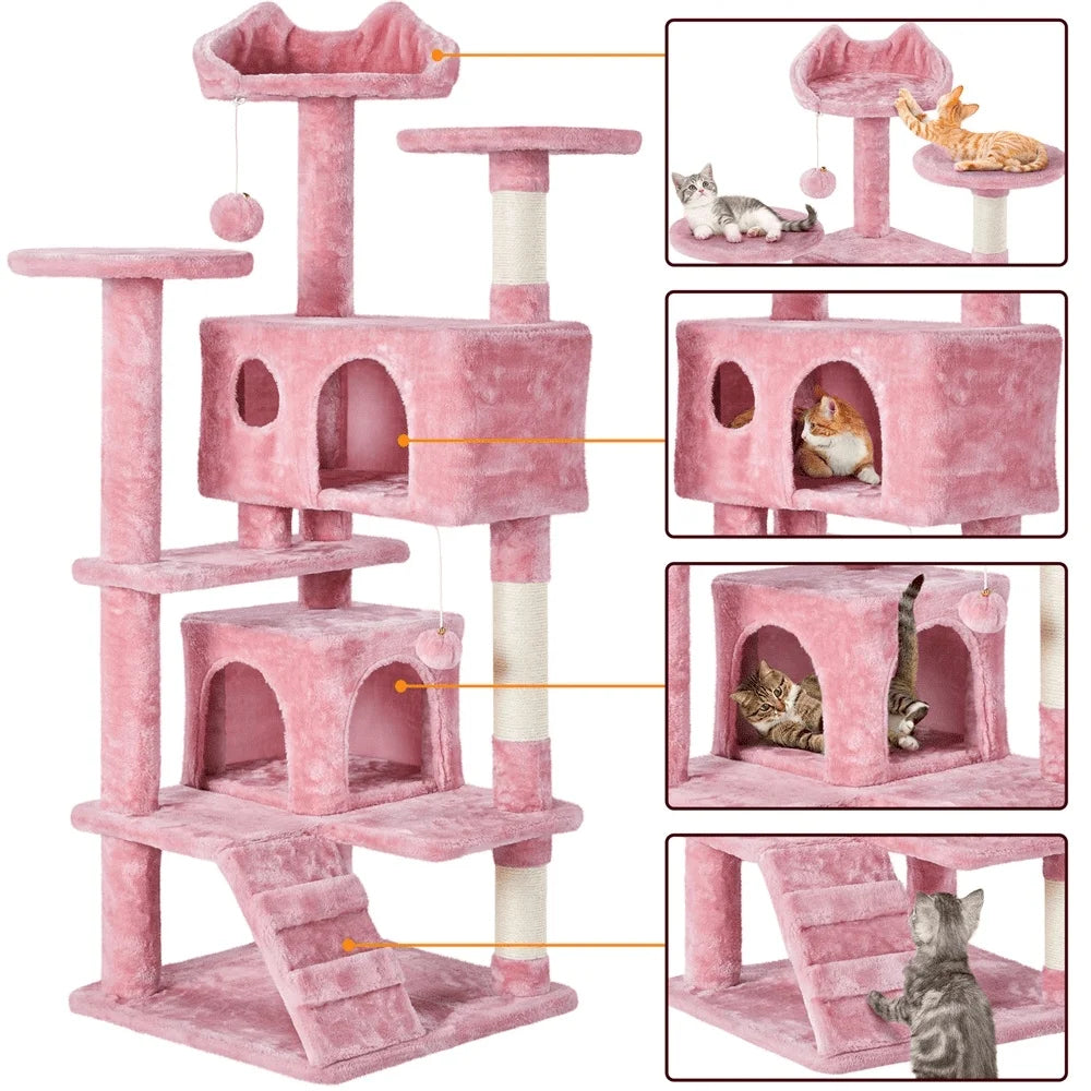 Scratching Post Fur Balls Perches Sturdy Base