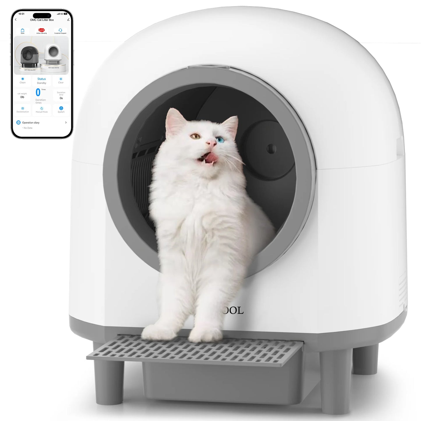 Automatic Cat Litter Box Self Cleaning Sandbox APP