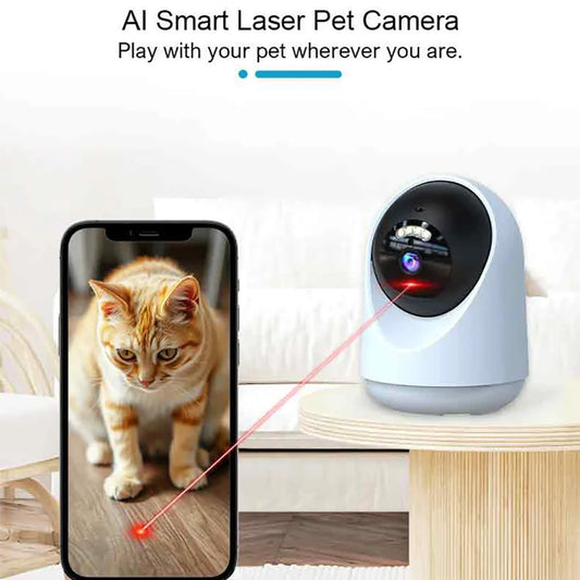 Laser Pet Camera Indoor Automatic Interactive Laser Toy