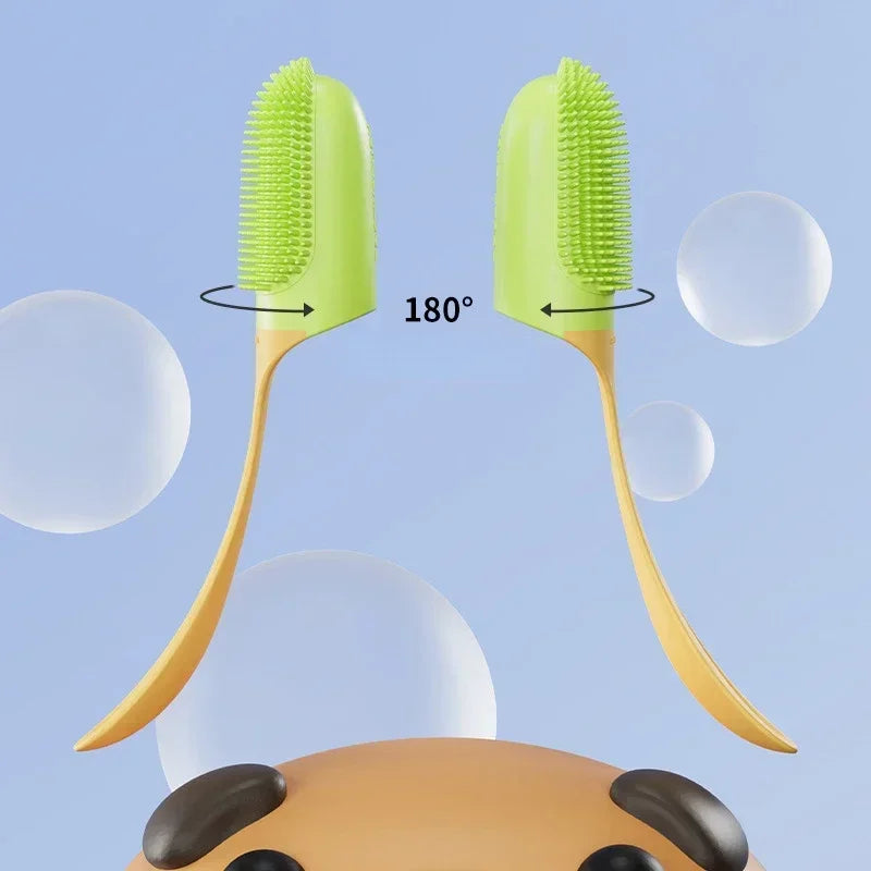 Pet Silicone Finger Wrap Oral Cleaning Toothbrush 3 Colors