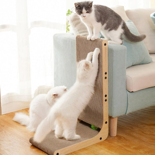 Cat Scratching Board, L-Shaped Vertical