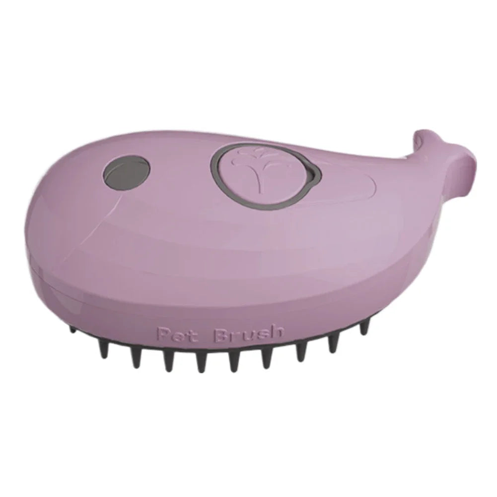 USB Rechargeable Water Spray Brush for Washing Brushing Pets